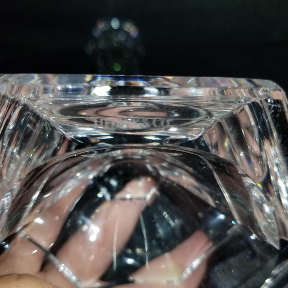 Tiffany and co. Crystal candle holders - Picture 2 of 3